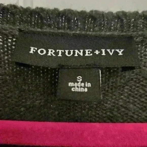 Fortune+Ivy Knitted Sweater Dress,Size S - Picture 2 of 4